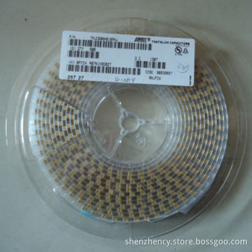 Solid Tantalum Capacitor, TAJC686K016RNJ, 68UF 16V 10% 2312, C Case